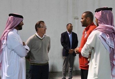 رئيس اتحاد الكرة يشهد برنامج المبعوث الرياضي الأمريكي