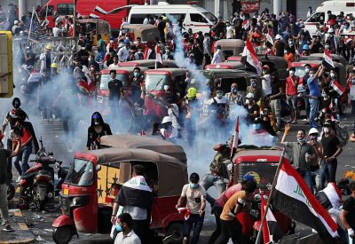 قتلى وجرحى بمواجهات وسط بغداد