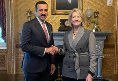 وكيل وزارة الخارجية للشؤون الدولية يجتمع مع نائب مساعد الرئيس الأمريكي