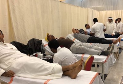 حملة جمعيات المنطقة الغربية للتبرع بالدم تحصد 175 كيس
