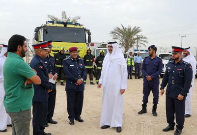 سمو محافظ الجنوبية يتفقد مركز خدمات البر ويطمئن على الاستعدادات الأمنية