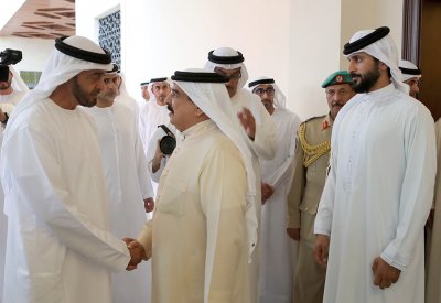 جلالة الملك المفدى يقدم التعازي إلى أخيه صاحب السمو الشيخ خليفة بن زايد آل نهيان