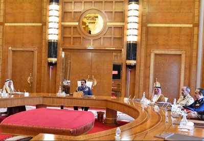 جلالة الملك المفدى يترأس اجتماع المجلس الاعلى للدفاع