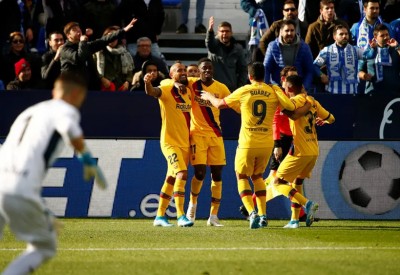 برشلونة فالفيردي ينجو من ليغانيس بفوز هزيل