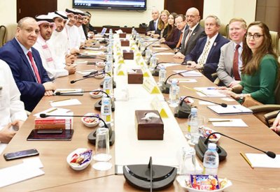 سعي متواصل لتعزيز التعاون المشترك بين مجلس النواب والكونغرس الأمريكي