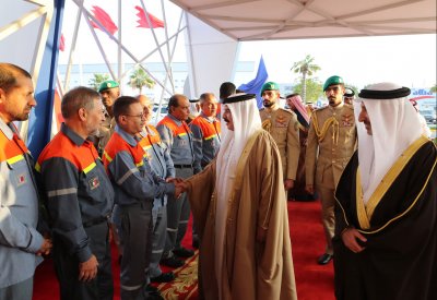 جلالة الملك يدشن مشروع خط الصهر السادس للتوسعة في ألبا