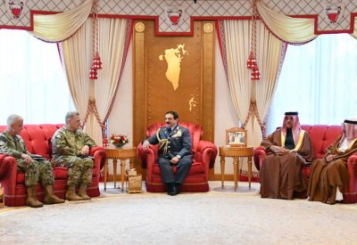 جلالة الملك يستقبل رئيس هيئة الأركان المشتركة الامريكي