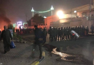  قنصلية إيرانية أخرى "هدف للمتظاهرين العراقيين" 