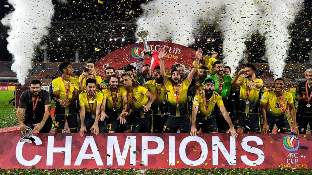 العهد اللبناني يتوج بلقب كأس الاتحاد الآسيوي