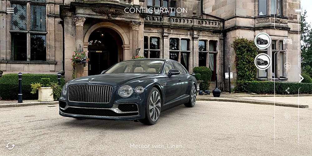 Bentley تطلِق تطبيق واقع معزَّز لاستعراض Flying Spur