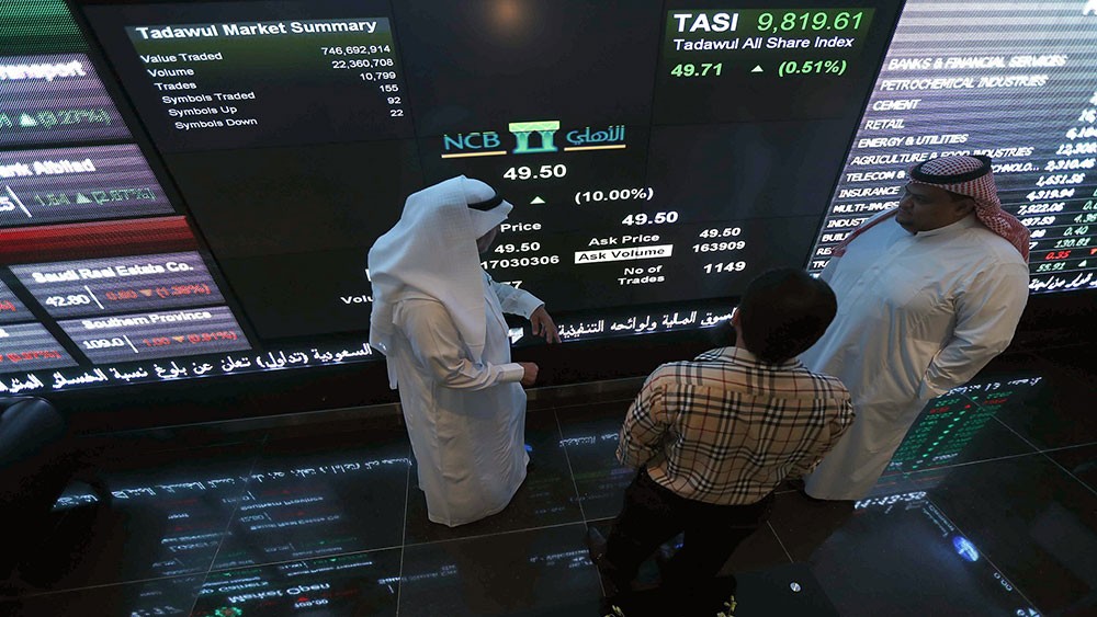 مؤشر سوق الأسهم السعودية يغلق مرتفعا
