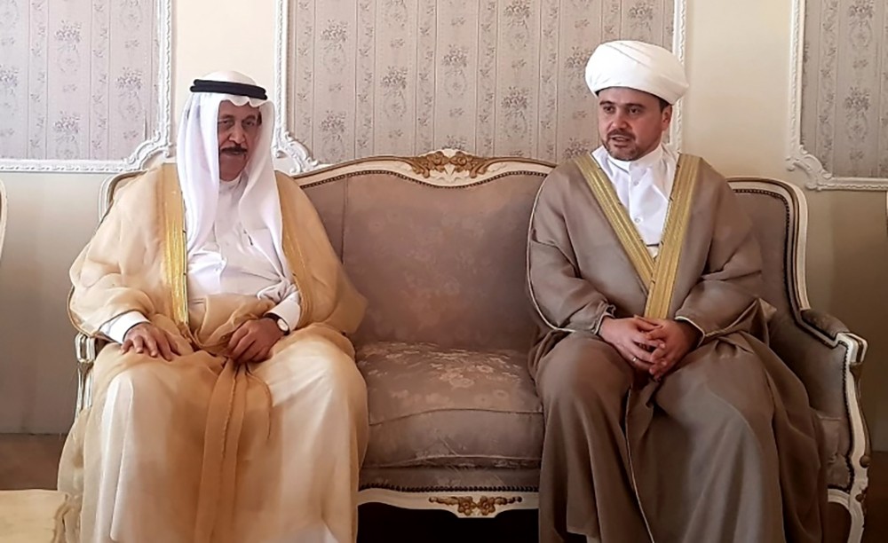 رئيس المجلس الأعلى للشؤون الإسلامية يستقبل النائب الأول لرئيس مجلس المفتين لروسيا