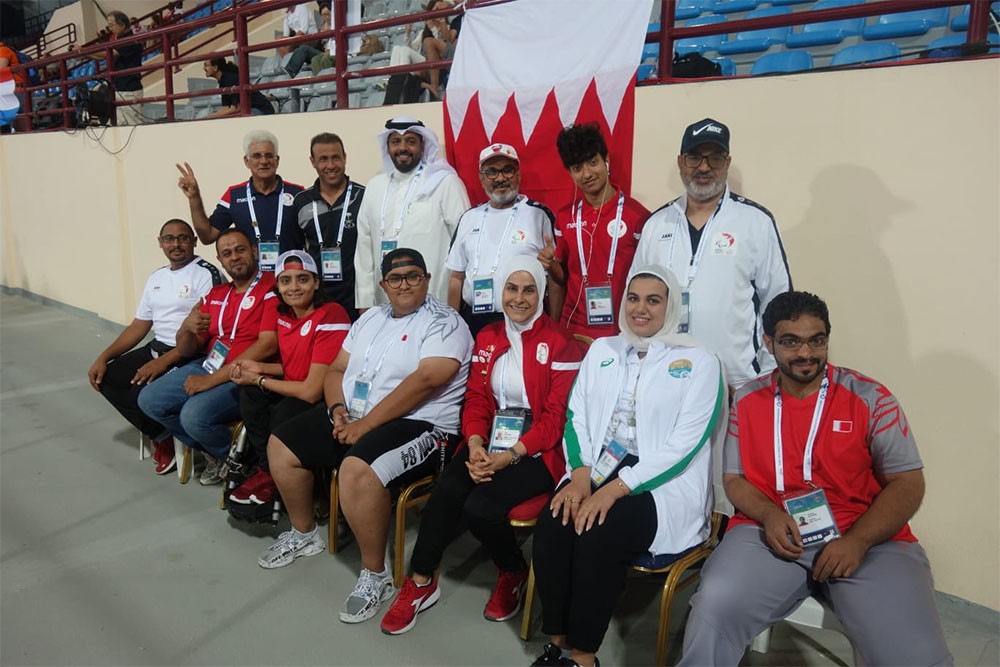 الأمين العام للجنة البارالمبية البحرينية يحضر منافسات بطولة العالم للقوى