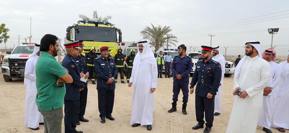 سمو محافظ الجنوبية يتفقد مركز خدمات البر ويطمئن على الاستعدادات الأمنية