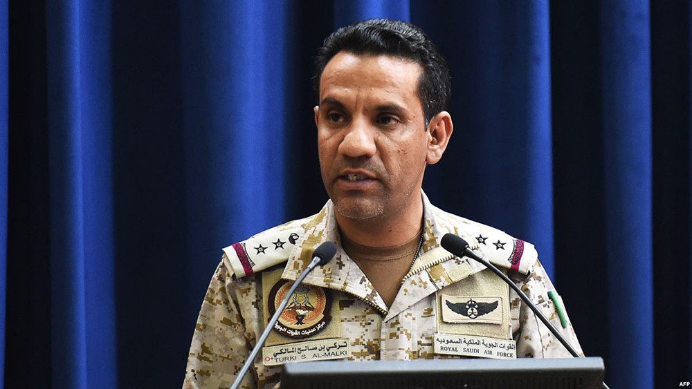 المالكي: لا صحة لادعاء الحوثيين إسقاط مقاتلة للتحالف