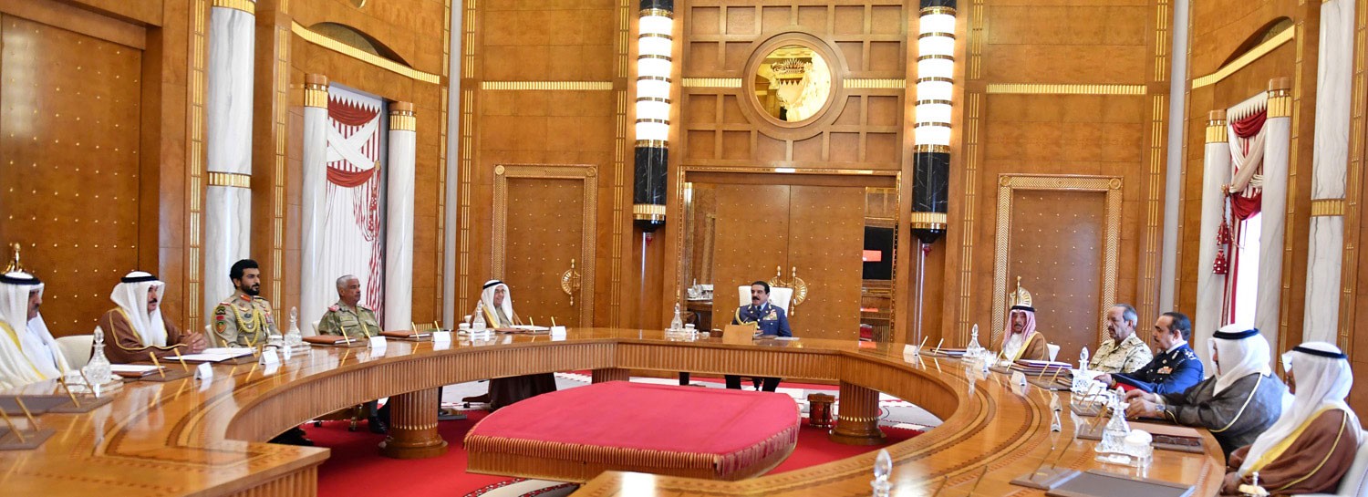 جلالة الملك المفدى يترأس اجتماع المجلس الاعلى للدفاع