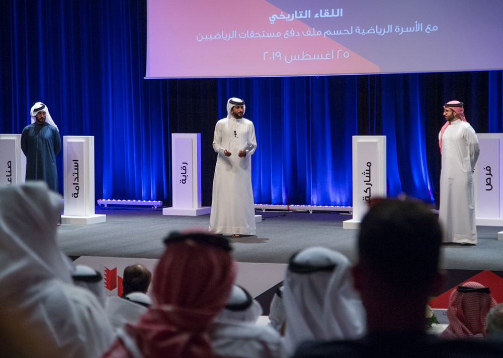رياضيون: ناصر بن حمد إذا تحدث صدق وإذا وعد أوفى