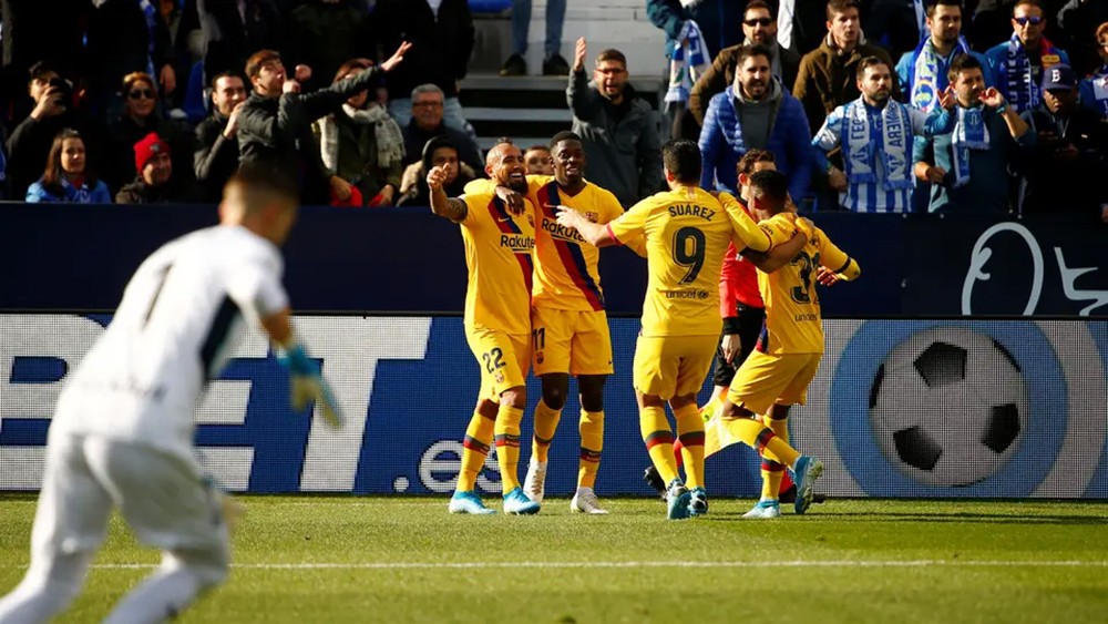 برشلونة فالفيردي ينجو من ليغانيس بفوز هزيل