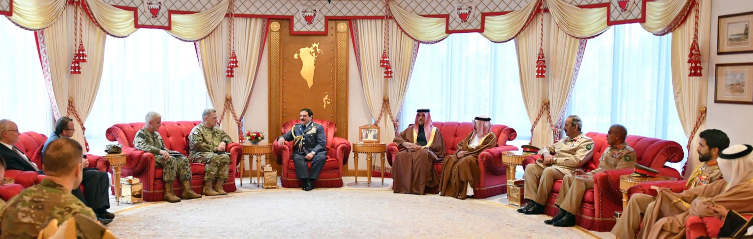 جلالة الملك يستقبل رئيس هيئة الأركان المشتركة الامريكي
