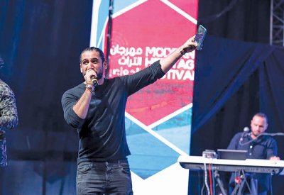 خالد فؤاد يطرب جمهور مهرجان التراث الموسيقي
