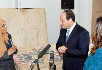  السيسي يدشن مشروعات تنموية في دمياط 