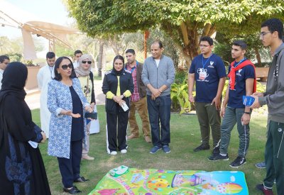 مركز رعاية الطلبة الموهوبين ينظم فعالية المسيرة الخضراء