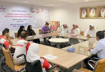 محمد بن دعيج يتابع استعدادات منتخب البوتشيا لبطولة فزاع الدولية