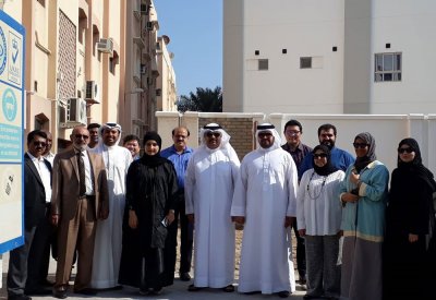 "وكيل الأشغال" يتفقد مشروع انشاء مبنى إضافي بمدرسة المحرق الابتدائية للبنات