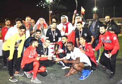 "الحزم" بطلا لبطولة نادي النسر الذهبي الرياضي للعيد الوطني لكرة القدم 2019