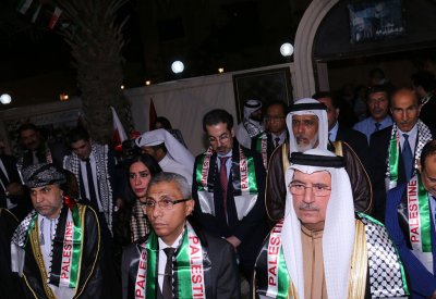وحيد سيار يشارك في احتفالية إضاءة شعلة الانطلاقة الفلسطينية الـ 55