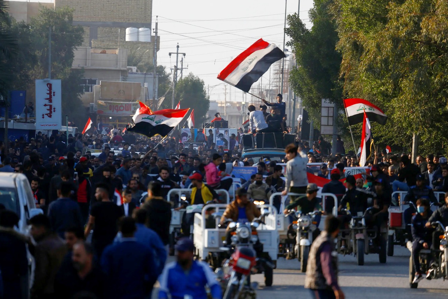 قائد عمليات بغداد للعربية: لا توجد قطاعات أمنية لحماية المتظاهرين