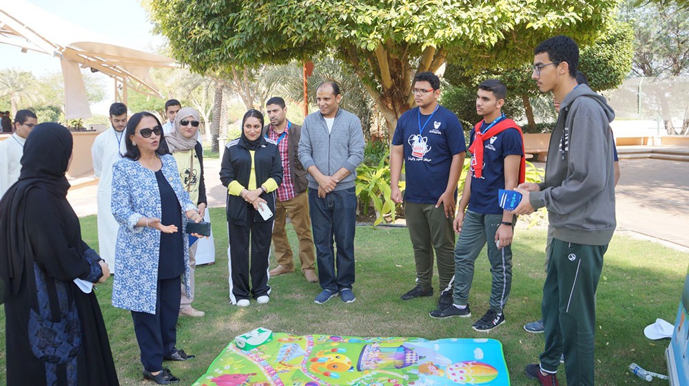 مركز رعاية الطلبة الموهوبين ينظم فعالية المسيرة الخضراء