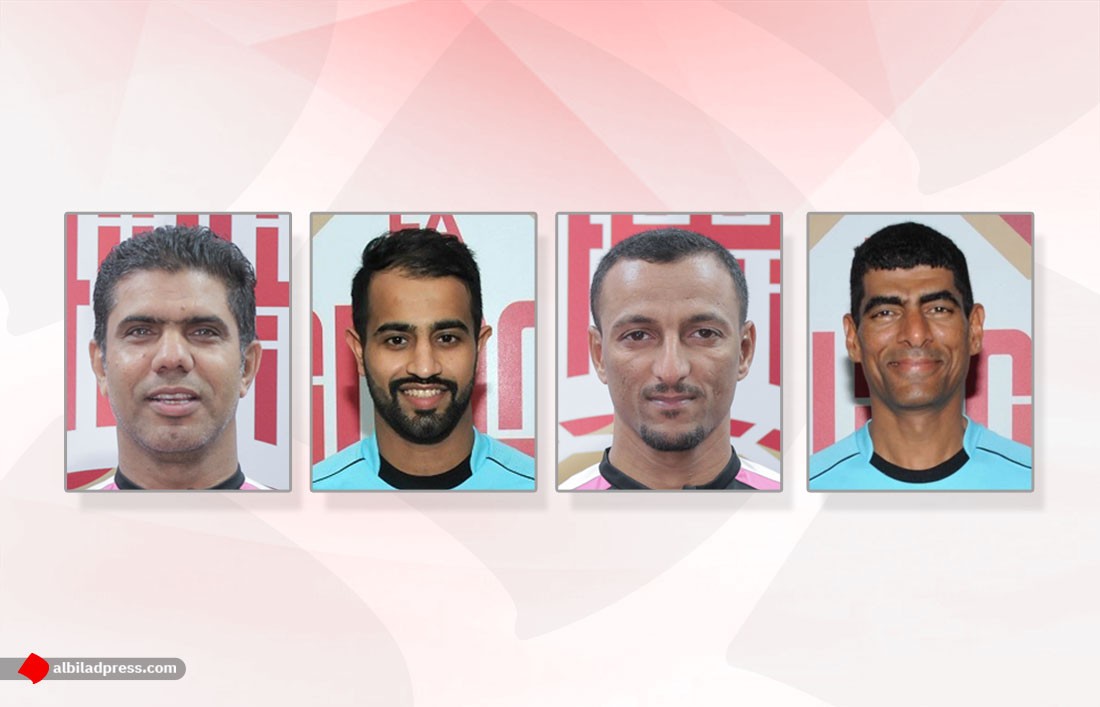 طاقم بحريني لمباراة في كأس الاتحاد الآسيوي لكرة القدم