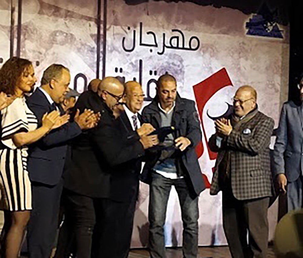 اشرف زكى يكرم النجم الكبير حسن حسنى بحضور نجوم الفن 