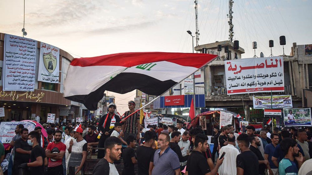 هذا ما جرى بأول حقل نفط تغلقه احتجاجات العراق بالكامل