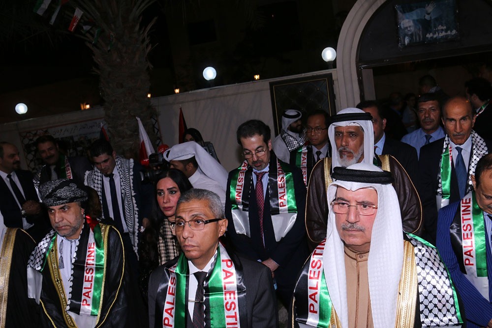 وحيد سيار يشارك في احتفالية إضاءة شعلة الانطلاقة الفلسطينية الـ 55