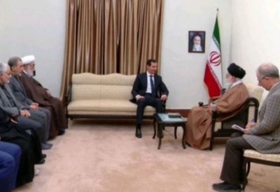الأسد يعزي خامنئي: لن ننسى وقوف سليماني بجانبنا