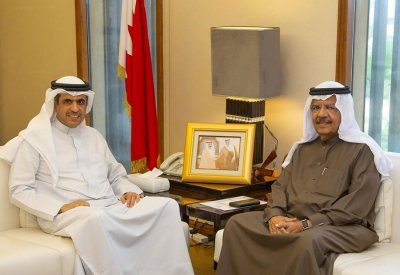 وزير الإعلام يستقبل رئيس جمعية المعلنين البحرينية