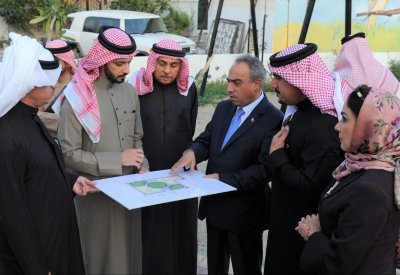 خلف والبناي يتفقدان طرق مجمع 338 بالعدلية وحديقة أم الحصم وممشى سيف ام الحصم