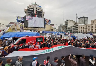 مليونية في العراق.. بدء توافد المحتجين إلى ساحة التحرير