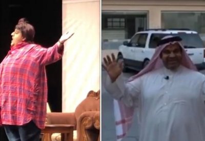 بالفيديو: الستراوي أبو خليل بمسرحية كوميدية