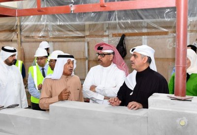وكيل "الأشغال ووكيل "البلديات " يتفقدان الأعمال التطويرية في السوق المركزي