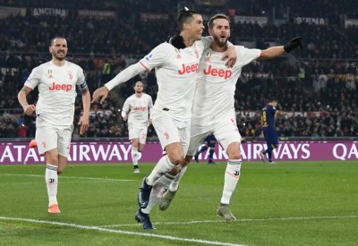 رونالدو يقود يوفنتوس للفوز على روما واستعادة صدارة الدوري