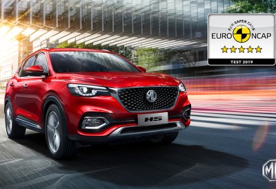 MG ZS EV وMG HS تحصلان على تصنيف خمس نجوم