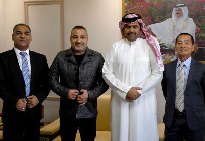 البوعينين يستقبل وفدًا من الاتحاد الآسيوي لكرة القدم