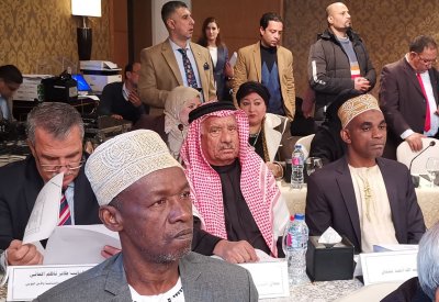 الزايد وجمشير يؤكدان تأييدهما لقرارات البرلمان العربي برفض التدخل في ليبيا وسوريا واليمن والعراق ولبنان