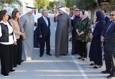 خلف والسلوم يتفقدان تطوير طرق مجمع 360 في الزنج