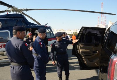 مساعد رئيس الأمن العام يتفقد القوات والآليات المشاركة في "أمن الخليج العربي 2"