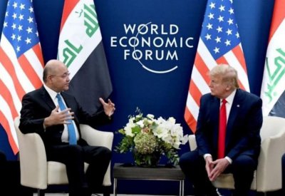 برهم صالح يبحث مع ترمب الوجود الأميركي وتخفيضه