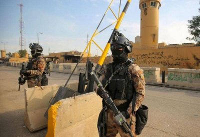 سقوط قذائف صاروخية قرب السفارة الأميركية في بغداد